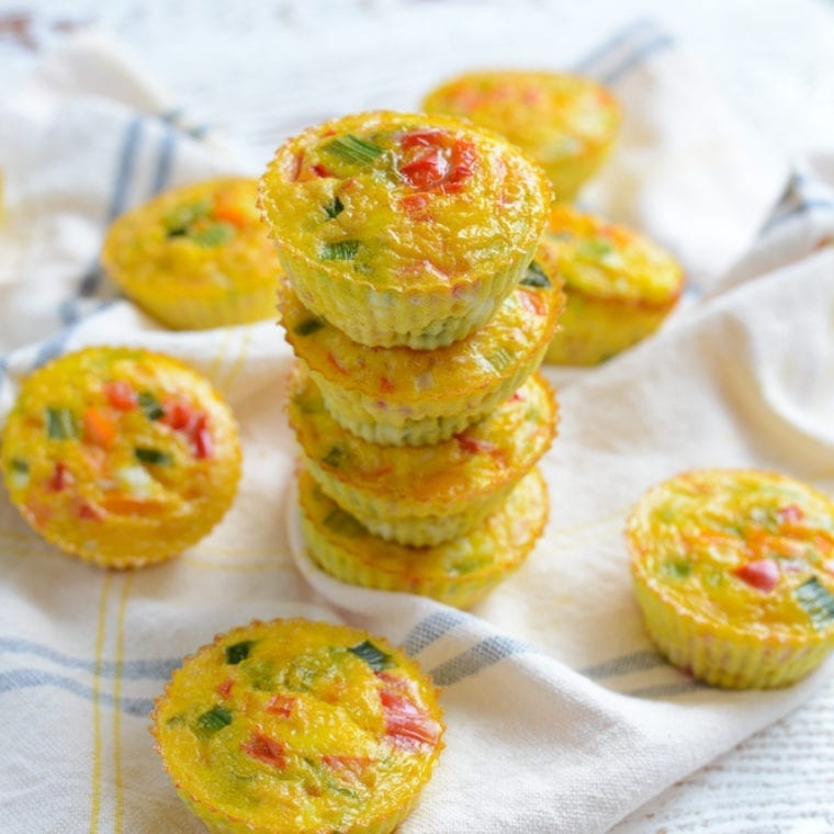 Make Ahead Rainbow Veggie Egg Cups Real Food Whole Life