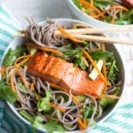 Image of Roasted Citrus Salmon Soba Noodle Bowls