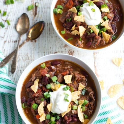 Slow Cooker Easy Beef and Bean Chili - Real Food Whole Life