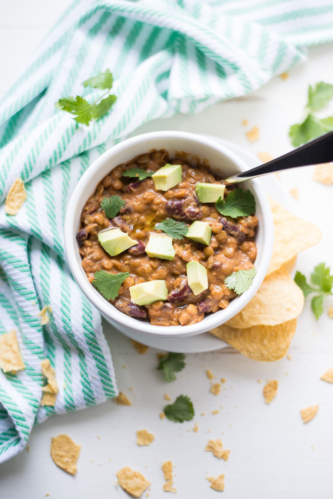 Slow Cooker Turmeric Lentil Chili-image