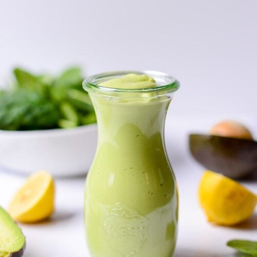 avocado red wine vinegar dressing Avocado Dressing Recipe