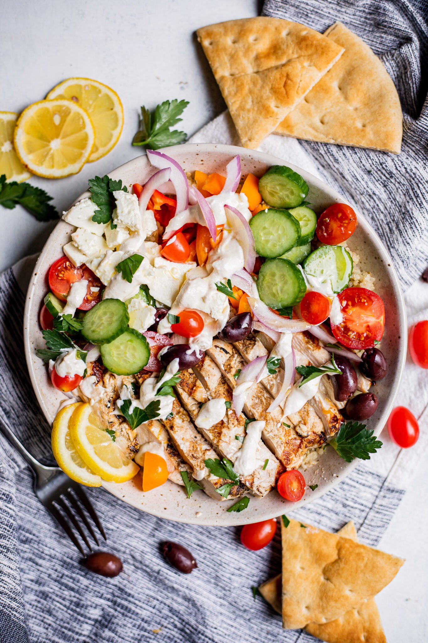 Easy Greek Bowls Real Food Whole Life