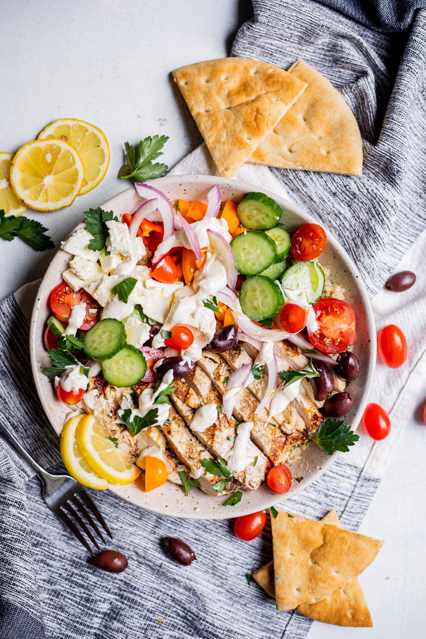 Easy Greek Bowls Real Food Whole Life