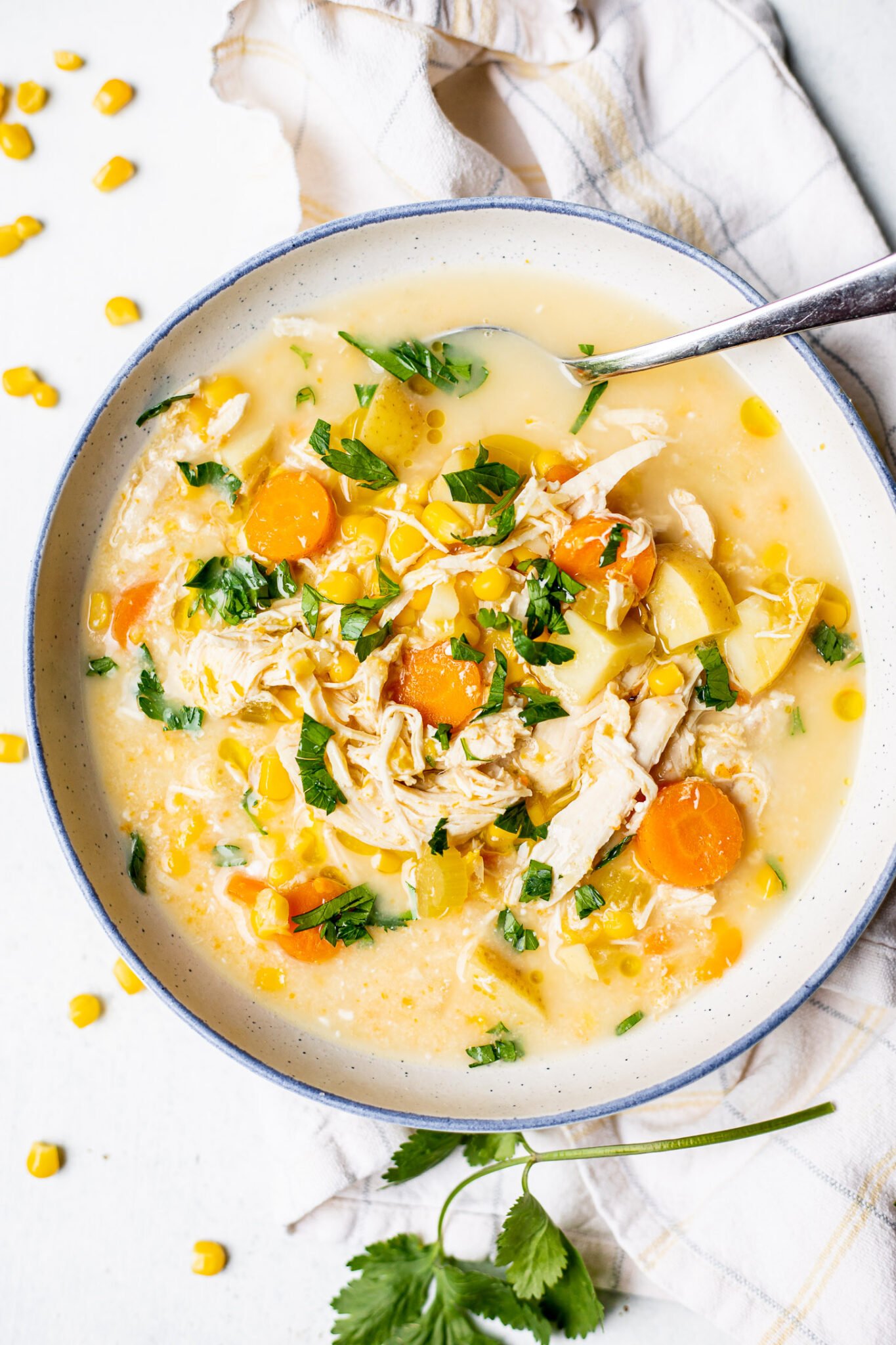 Easy Slow Cooker Chicken and Corn Soup Real Food Whole Life