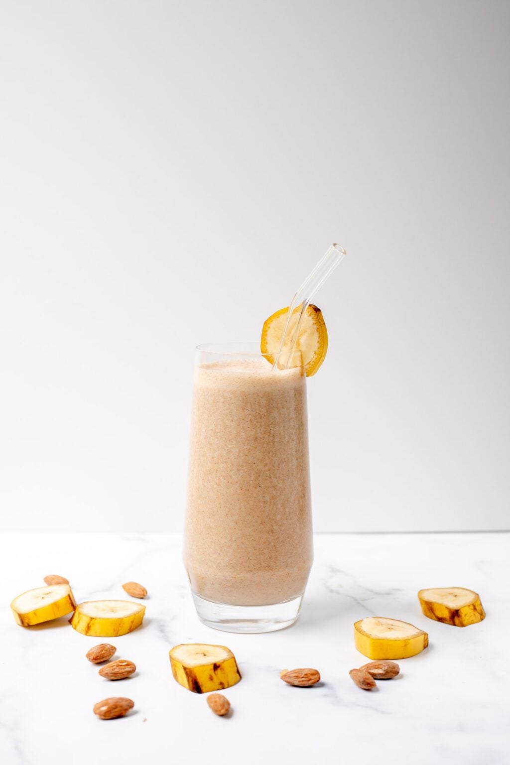 5Minute Banana Almond Milk Smoothie Real Food Whole Life