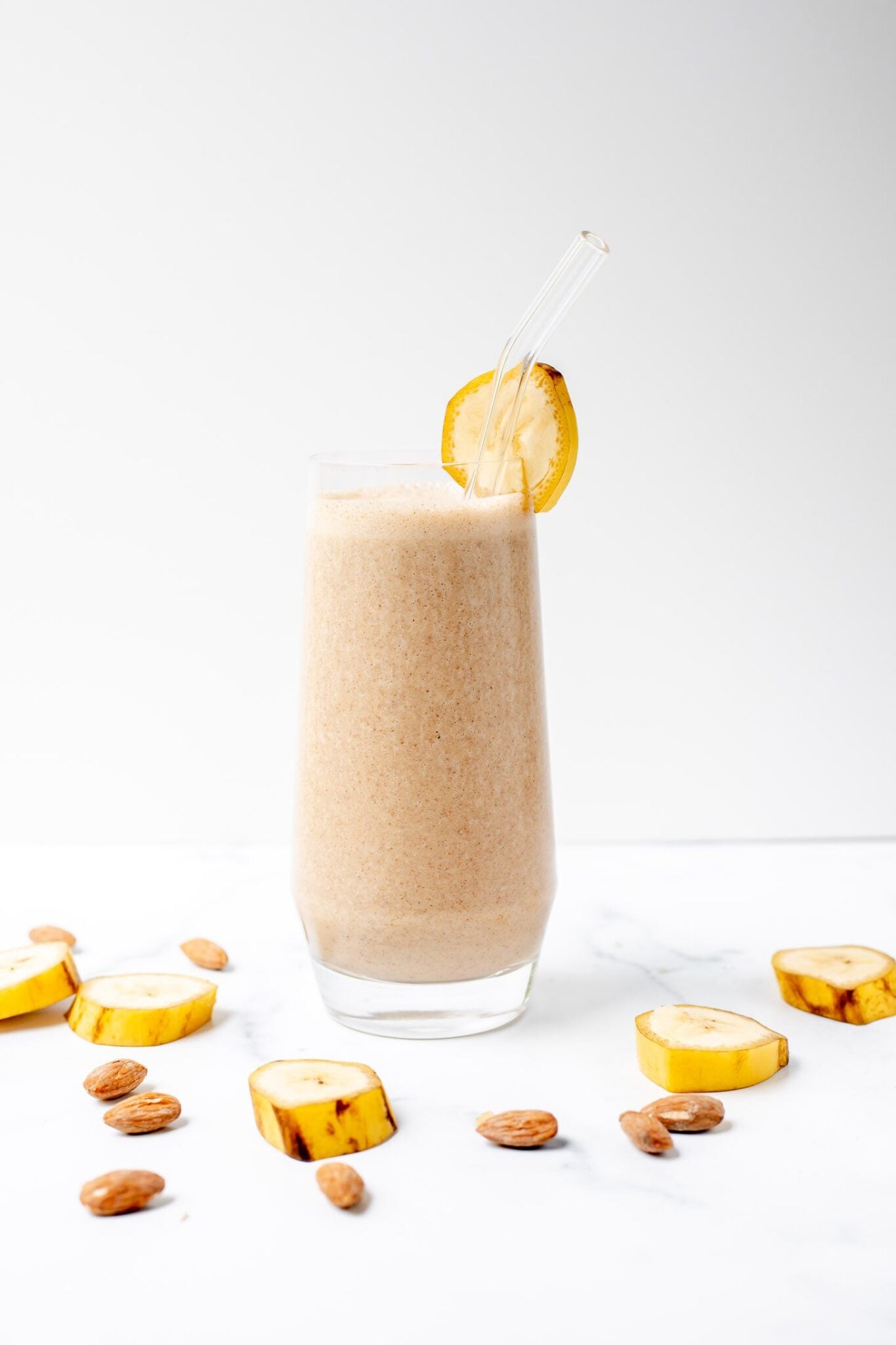 Curated visual reference: Puppy Banana Almond Milk Treat Recipe With Hemp Seeds Reference: Banana Almond Milk Smoothie 5 Minute