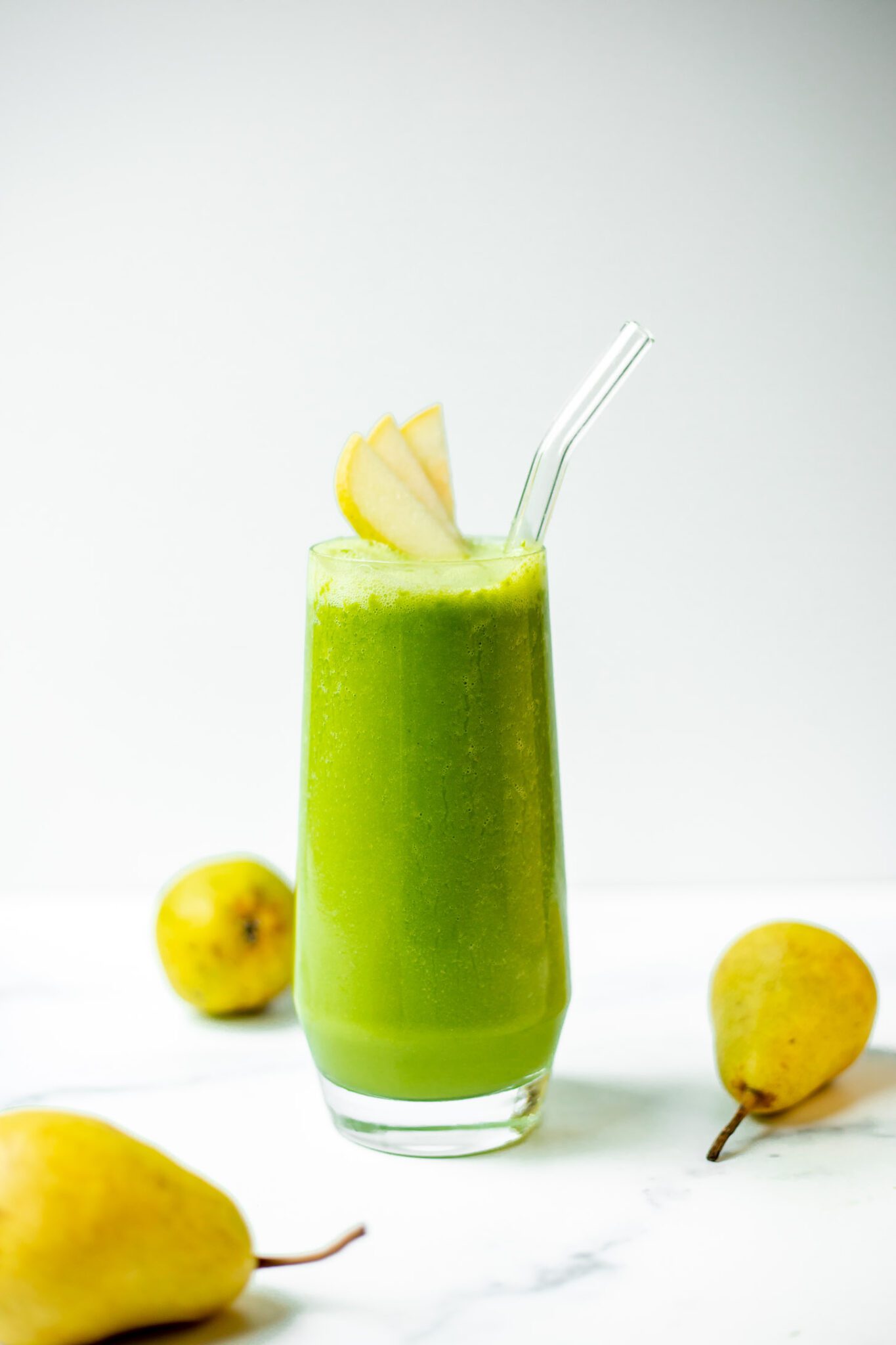 5Minute Green Pear Smoothie Real Food Whole Life