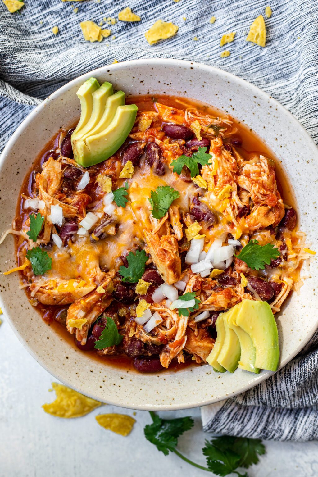 Easy Slow Cooker Chicken Chili (Dump and Go!) Real Food Whole Life