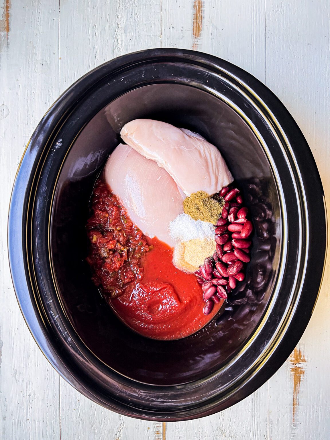 Easy Slow Cooker Chicken Chili (Dump and Go!) Real Food Whole Life