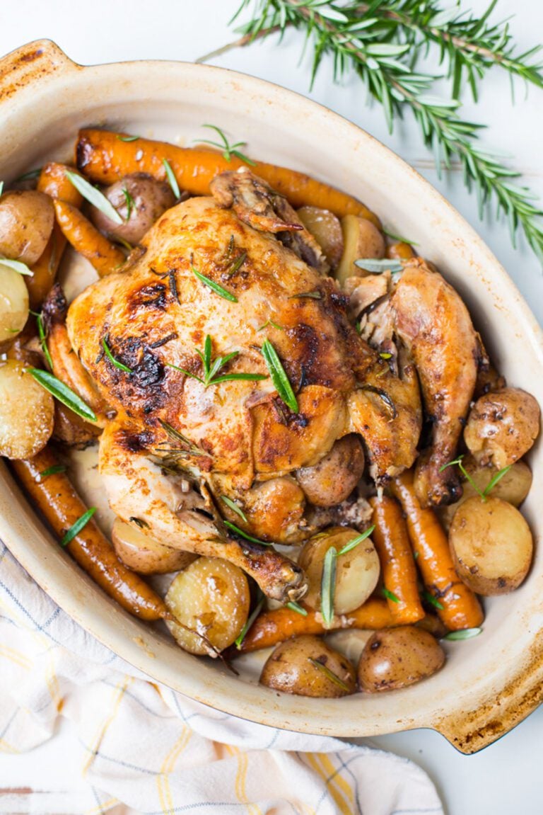 Slow Cooker Whole Chicken and Vegetables Real Food Whole Life