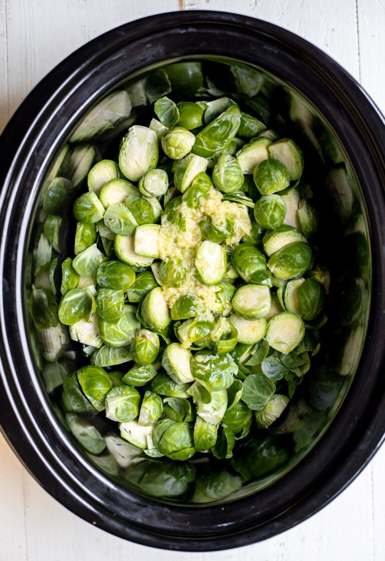 Easiest Crockpot Brussels Sprouts Real Food Whole Life