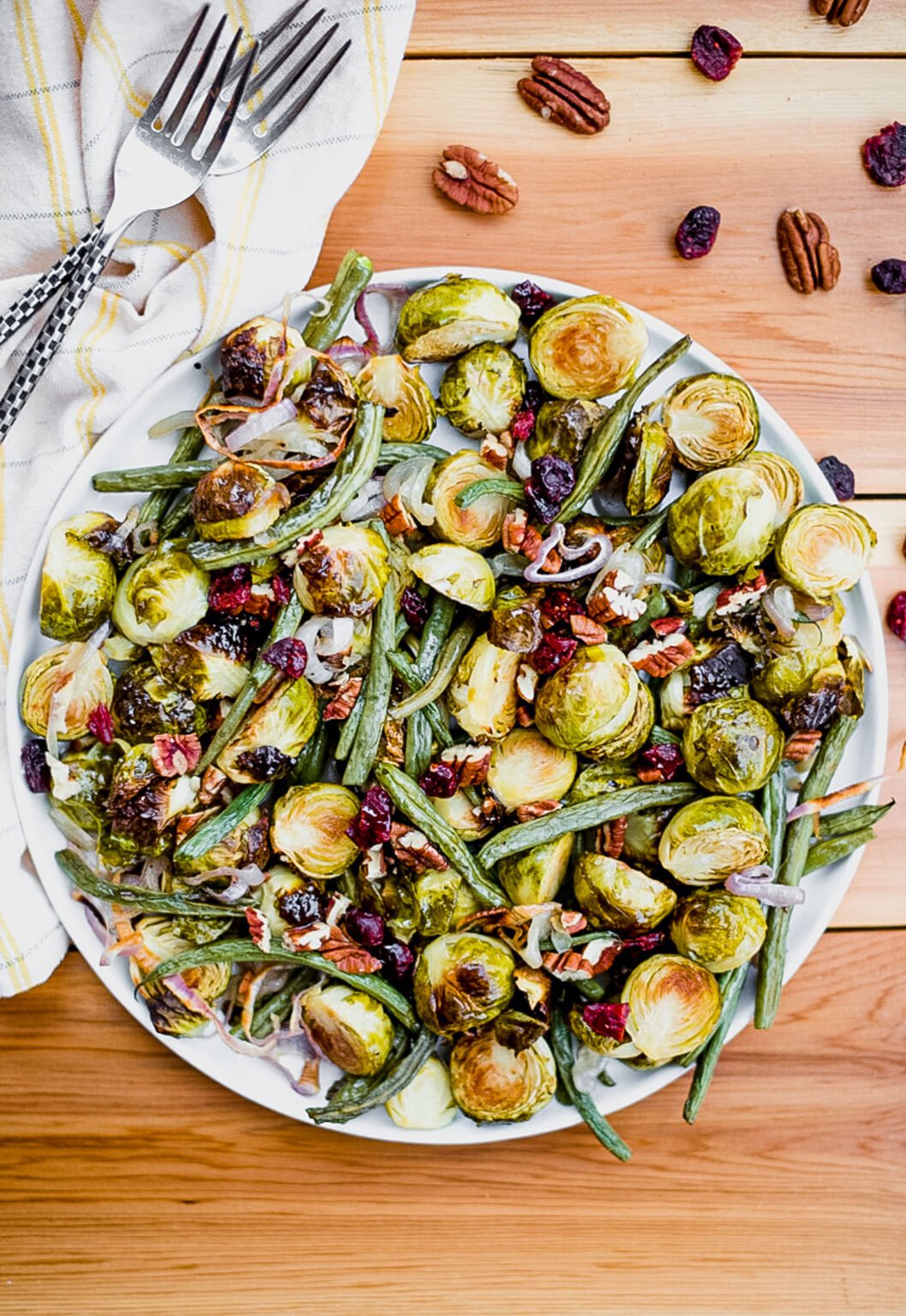 Roasted Green Beans & Brussels Sprouts Real Food Whole Life