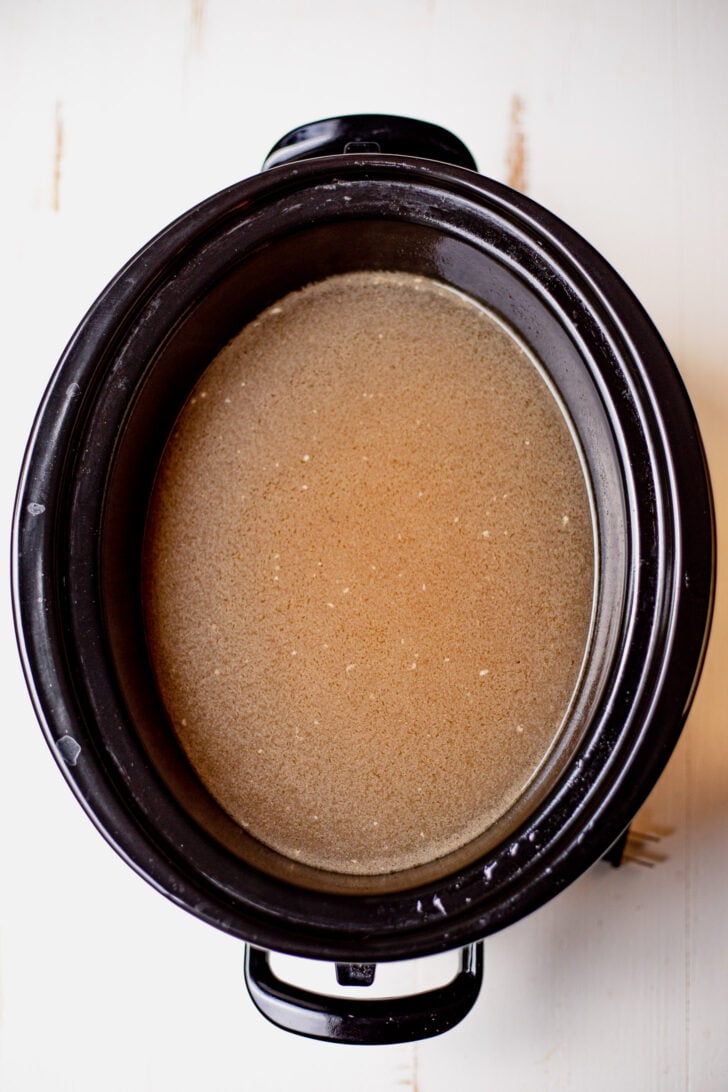 Slow Cooker Chicken Stock Real Food Whole Life