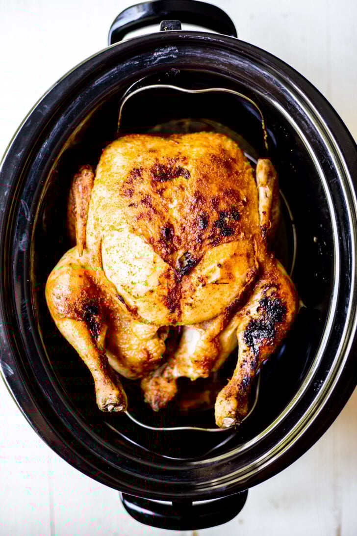 Slow Cooker Whole Chicken (Easy Prep!) Real Food Whole Life