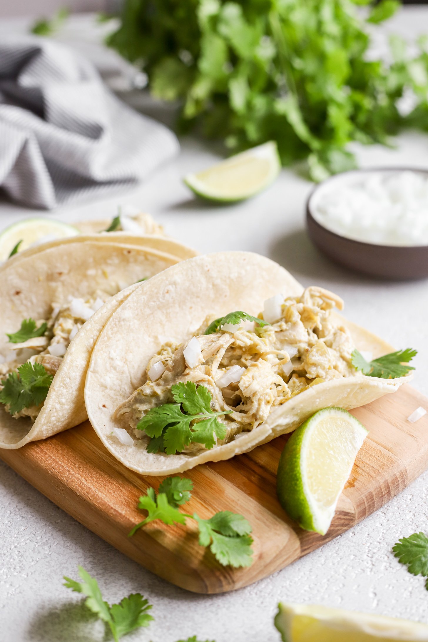 Slow Cooker Green Chili Chicken (5Ingredients!) Real Food Whole Life