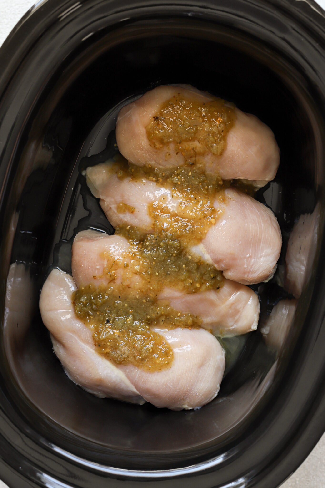 Slow Cooker Green Chili Chicken (5Ingredients!) Real Food Whole Life