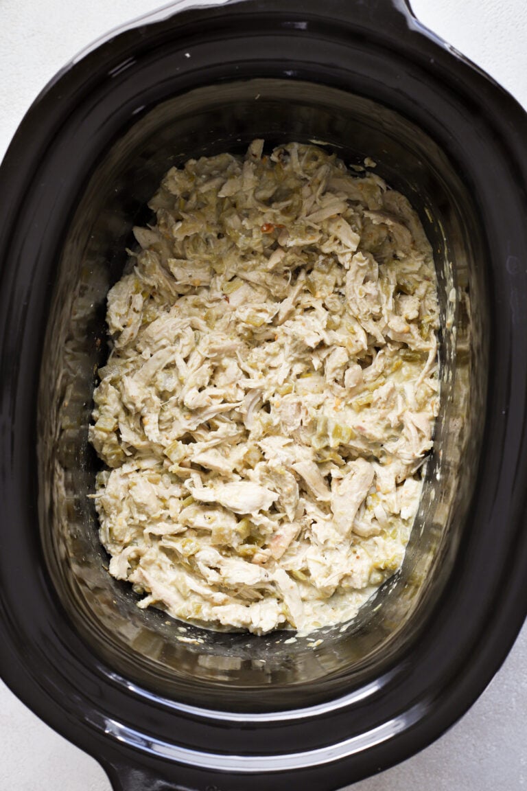 Slow Cooker Green Chili Chicken (5Ingredients!) Real Food Whole Life