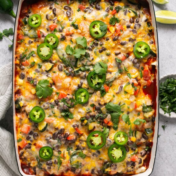 Vegetarian Enchilada Casserole Real Food Whole Life