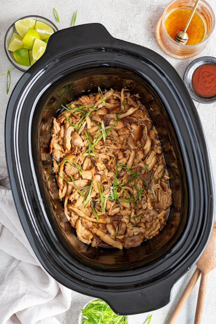 Slow Cooker Honey Garlic Chicken (5Ingredients!) Real Food Whole Life