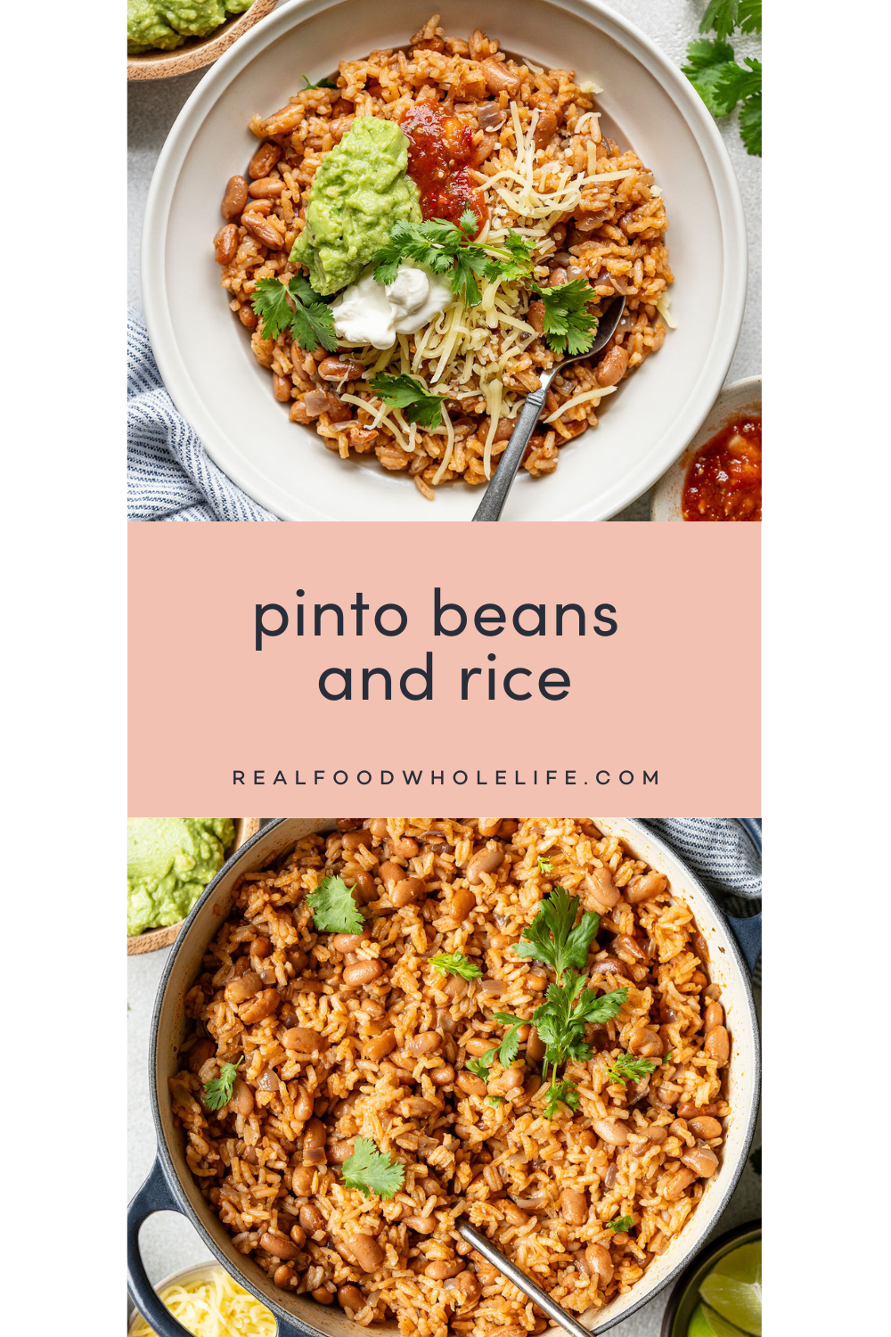 30Minute Pinto Beans and Rice (OnePot!) Real Food Whole Life