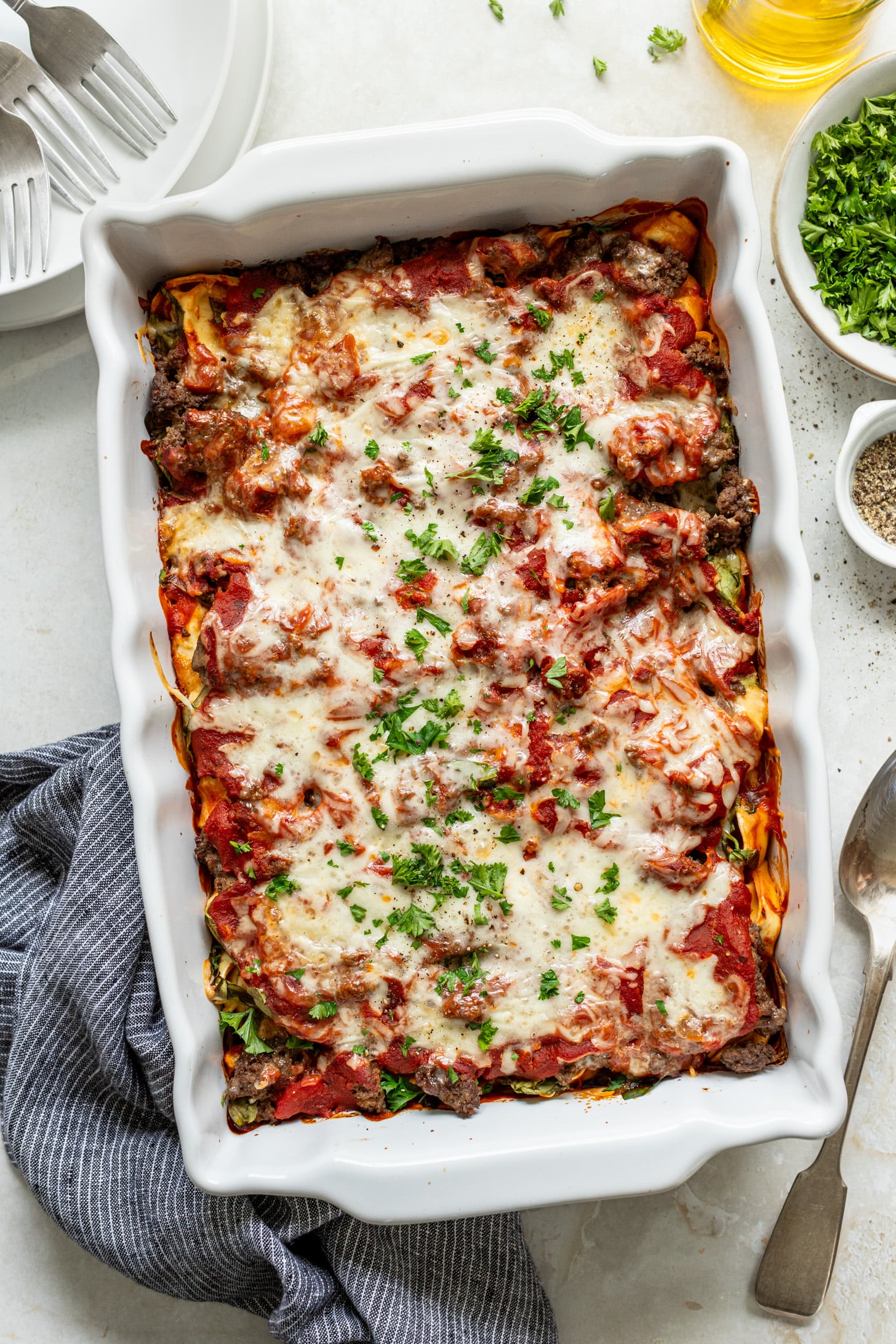 Tortellini Bake (Ground Beef, No Boil) - Real Food Whole Life