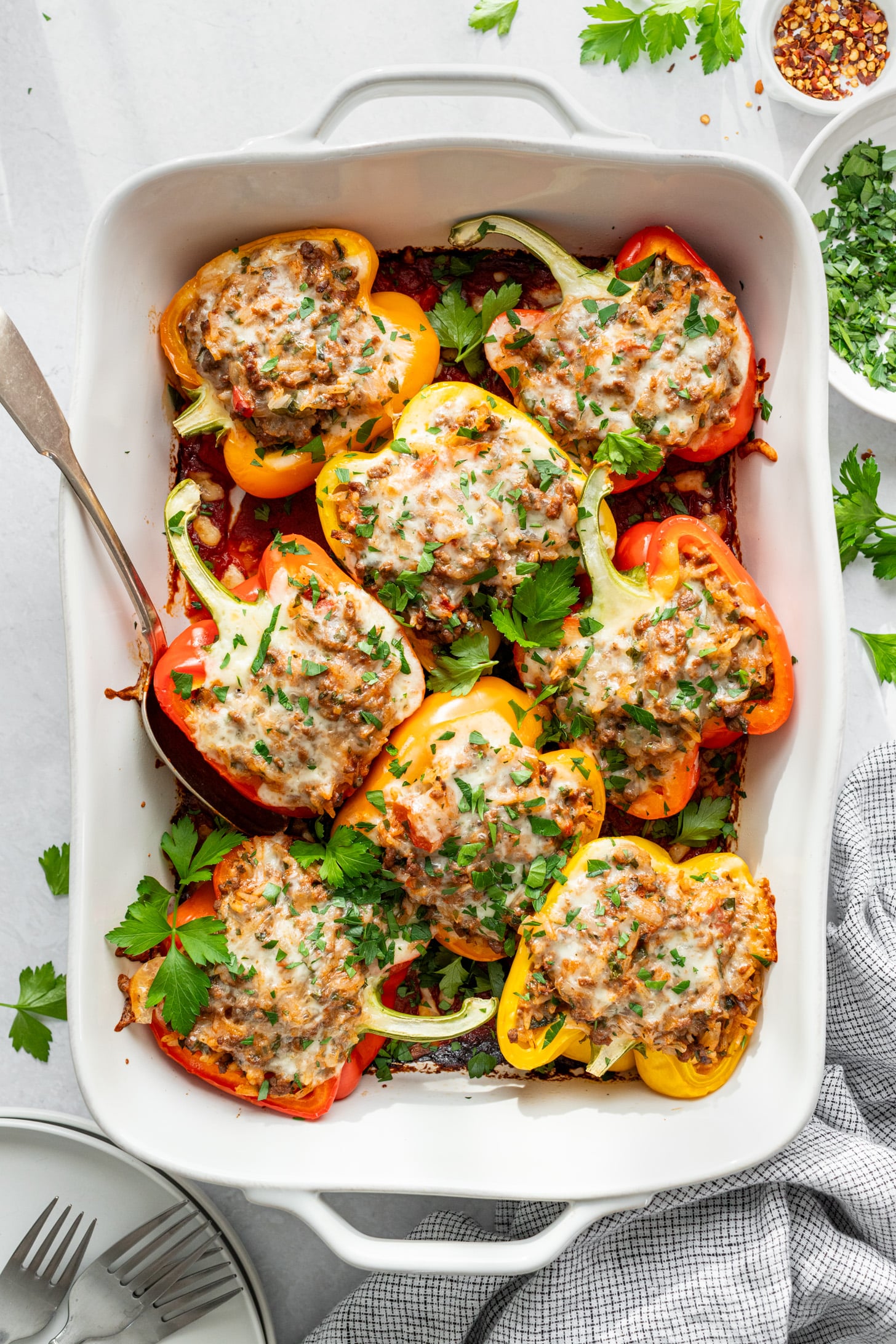 Ground Beef Stuffed Peppers (Hearty & Easy!) - Real Food Whole Life