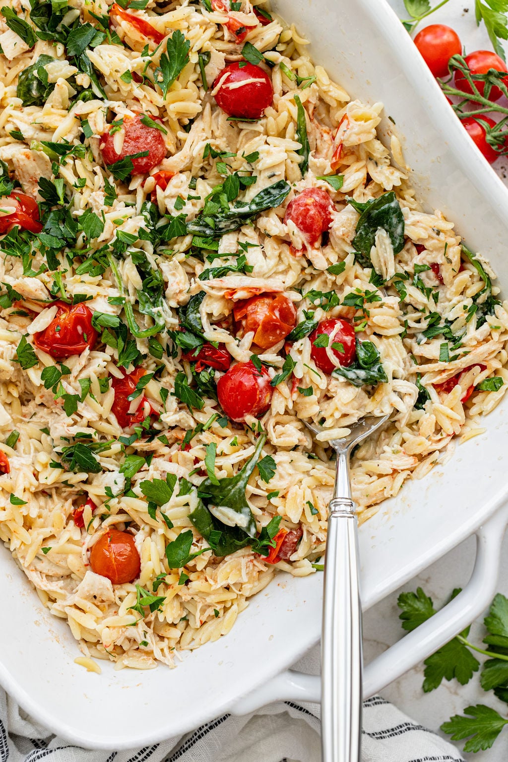Chicken Orzo Bake (with Boursin) - Real Food Whole Life