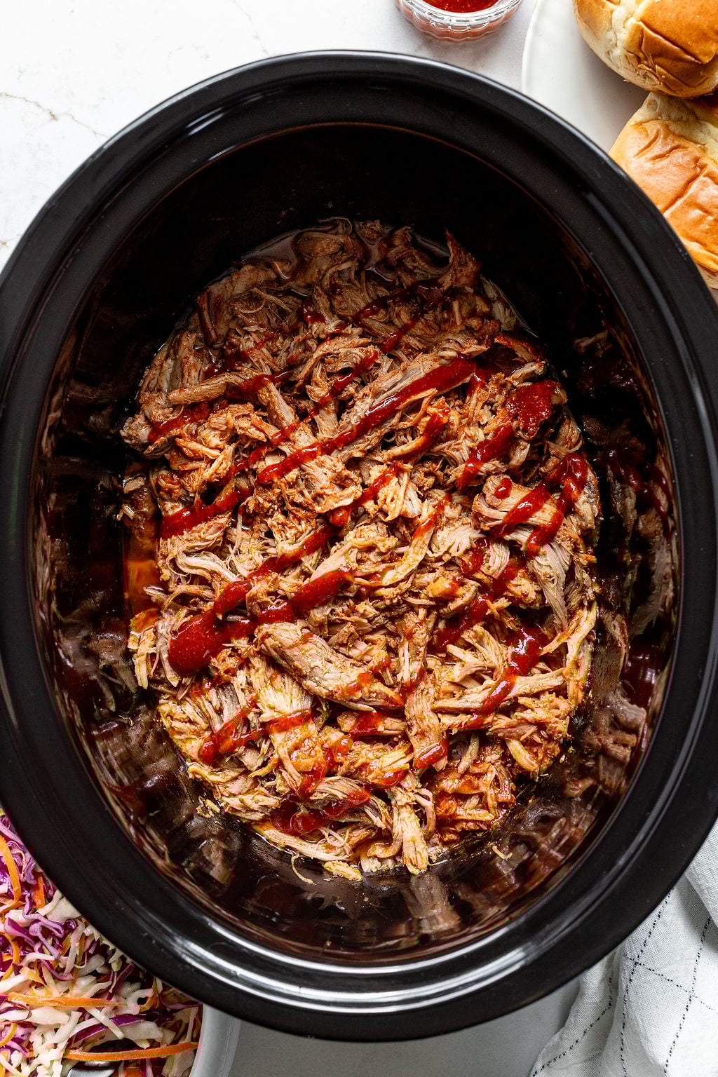 Sweet & Smoky Slow Cooker Pulled Pork Shoulder - Real Food Whole Life