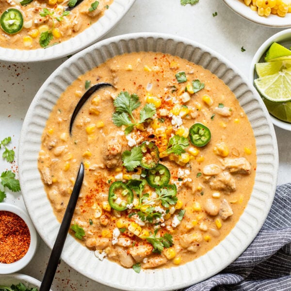 Street Corn Chicken Chowder (Slow Cooker + Stovetop!) - Real Food Whole ...